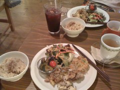 Gluten wheat meat dishes in Osaka, Japan. Photo courtesy of Carey Finn